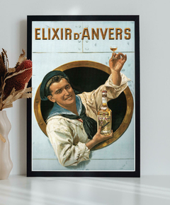 Poster Vintage Elixir d´Anvers