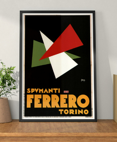 Poster Vintage Spumanti Ferrero