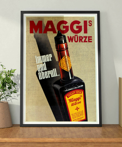 Poster Vintage Maggi Wurze