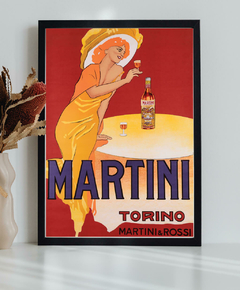 Poster Vintage Martini Torino