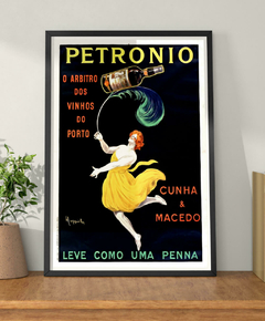 Poster Vintage Leonetto Cappiello - Petrônio Port Wines - 1911