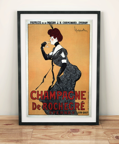 Poster Vintage Champagne de Rochecré