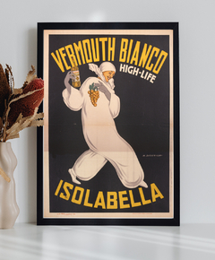 Poster Vintage Vermouth Bianco Isolabella