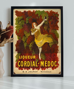 Poster Vintage Liqueur Cordial-Médoc