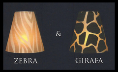 Cupula para taças Taçajur - Zebra e Girafa na internet