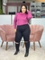 Calça legging abertura no joelho plus size na internet