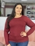 Blusa segunda pele em viscolycra plus size