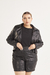 Jaqueta biker de couro plus size