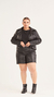 Jaqueta biker de couro plus size - comprar online