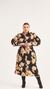 Chamisier midi estampa floral plus size - comprar online