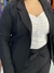 Blazer acinturado plus size