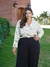 Camisa viscolinho estampa rupestre plus size