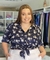 Camisa estampada em cetim plus size