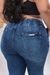 Calça jogger jeans com cintura alta plus size - loja online