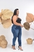 Calça jogger jeans com cintura alta plus size na internet