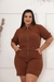 Macaquinho Simone zíper premium plus size Toda Toda