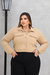 Jaqueta cropped moletom premium Toda Toda plus size