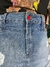 Shorts saia jeans destroyed rebites coloridos plus size - O Melhor da Moda Plus Size está na Toda Toda | Confira