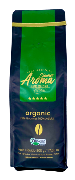 Café Clássico Aroma Gourmet Organic Moído 500g - comprar online