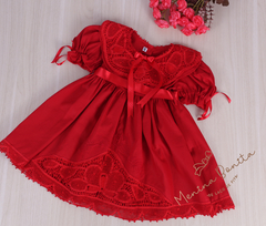 Vestido Flora em renda Renascença