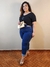 Calça com bolsos vazado do midi ao Plus Size - loja online