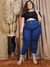 Calça com bolsos vazado do midi ao Plus Size - loja online