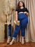 Calça com bolsos vazado do midi ao Plus Size - CR Jeans