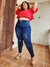 Calça com cinta do midi ao plus size Sol Jeans na internet