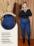 Calça com botões encapados do midi ao Plus Size - loja online