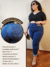 Calça com bolsos vazado do midi ao Plus Size - loja online