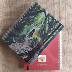 Imagen de Cuadernos con mis pinturas en sus tapas!