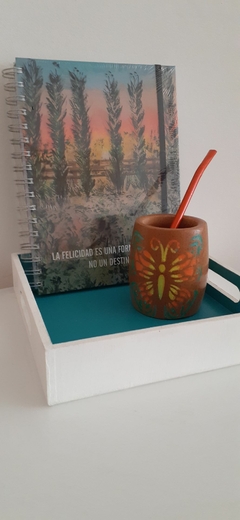 Kit Felicidad: Mate + Cuaderno - comprar online