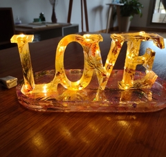 Cartel Love Con luces led en internet