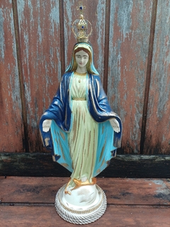 Nossa Senhora das Graça 36cm colorida - comprar online