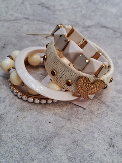 Conjunto pulseiras crua Coração