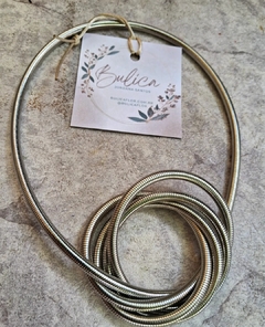 Colar ou Pulseira Prateado - loja online