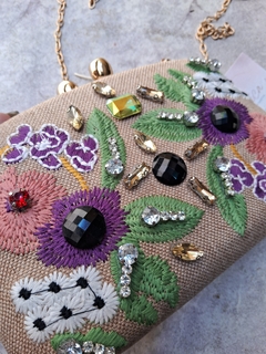 Bolsa Clutch flores - loja online