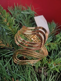 Bracelete três fios dourado