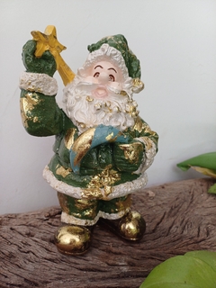 Papai Noel verde 22cm - comprar online