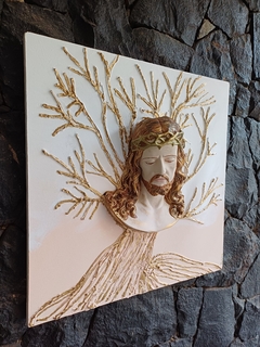 Tela Cristo Árvore da Vida 50cm - comprar online