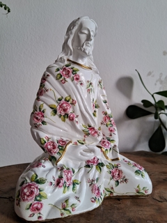 Jesus meditando decoupage na internet