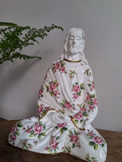 Jesus meditando decoupage - bulicaflor