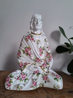 Jesus meditando decoupage - loja online