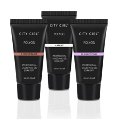 City Girl Polygel Cover Pink 30ml - comprar online