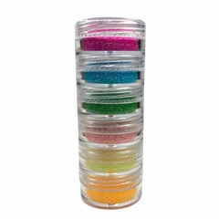 Torre De Microglitter Colores Varios x6u