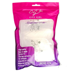 City Girl Tips Soft Gel Ballerina Bolsa 600 U