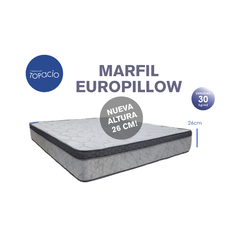 COLCHÓN TOPACIO MARFIL Eurosoft Pillow 1 PLAZA (80x190 CM) en internet