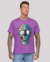 Camiseta Masculina Estampa Caveira com foil 100% Algodão