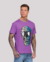 Camiseta Masculina Estampa Caveira com foil 100% Algodão - comprar online