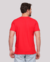 Camiseta Básica Lisa Premium Camisetas Tradicional 100% Algodão 30.1 Vermelho - comprar online